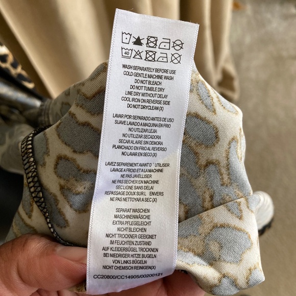 City Chic Leopard Print Robe, Size 16 (S) - Picture 9 of 11